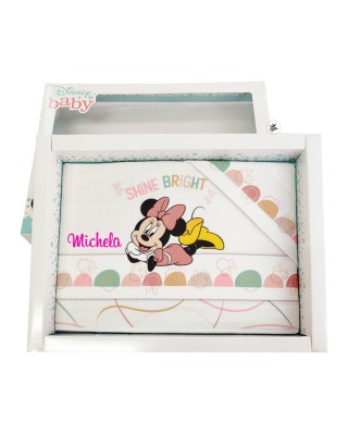Set lenzuola neonato/a "Minne Shine bright" panna