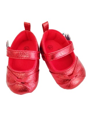 Ballerine rosse neonata "Minnie"