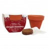 Vasetto in terracotta "linea natalizia" da personalizzare