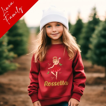 Felpa bimba "Linea Family" Schiaccianoci da personalizzare