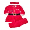 Completino Babbo Natale neonata da personalizzare con nome