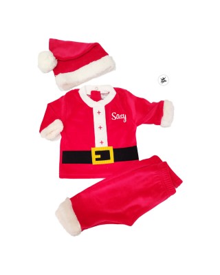 Completino Babbo Natale neonato da personalizzare con nome