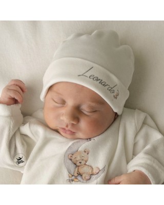 Cappellino bianco "Bear on...