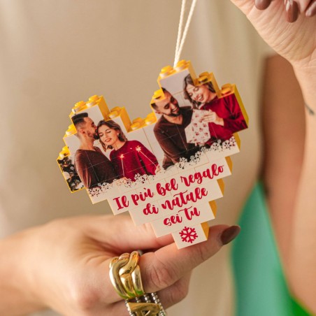 Addobbo "cuore" mattoncini da personalizzare