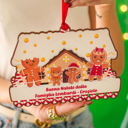 Fuoriporta in legno natalizio da personalizzare