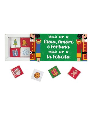 Scatola porta cioccolatini natalizia "Schiaccianoci"