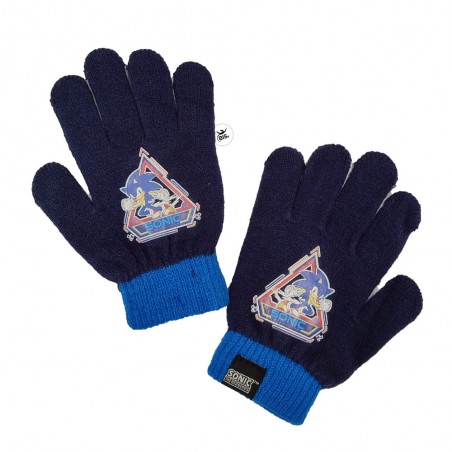 Guanti bimbo "Sonic" blu