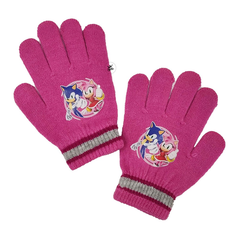 Guanti bimba "Sonic" rosa