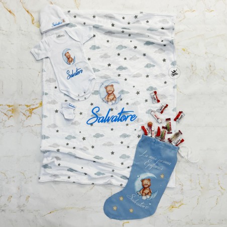 Maxi kit Epifania "Bear on the moon" da personalizzare