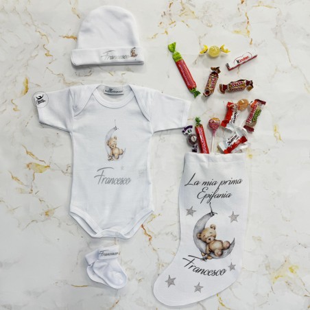 Mini kit Epifania "Bear on the moon" da personalizzare