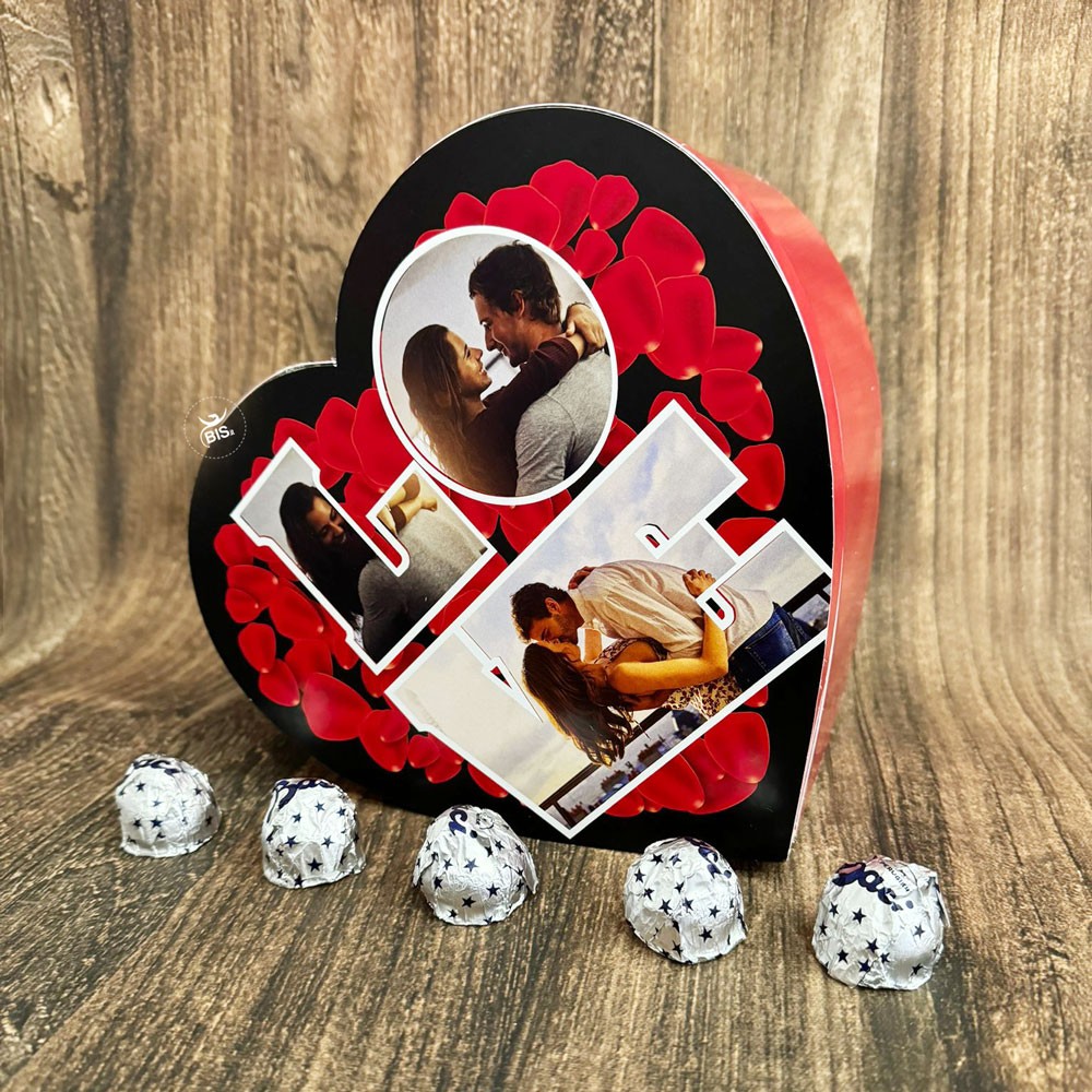 scatola cioccolatini san valentino con  foto