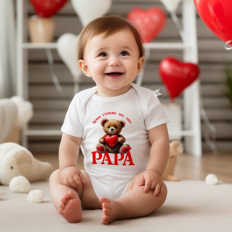 body personalizzabile sono l'amore del mio papà