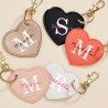 Clip in ecopelle a cuore per chiavi e borse
