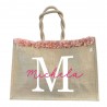 Borsa Mare con zip con applicazioni in tulle da personalizzare con con