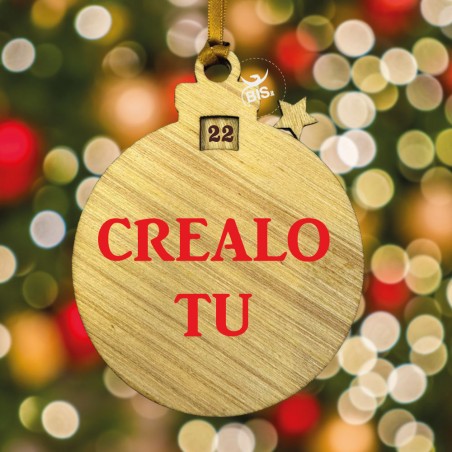 Addobbo countdown Calendario dell'Avvento Personalizzabile