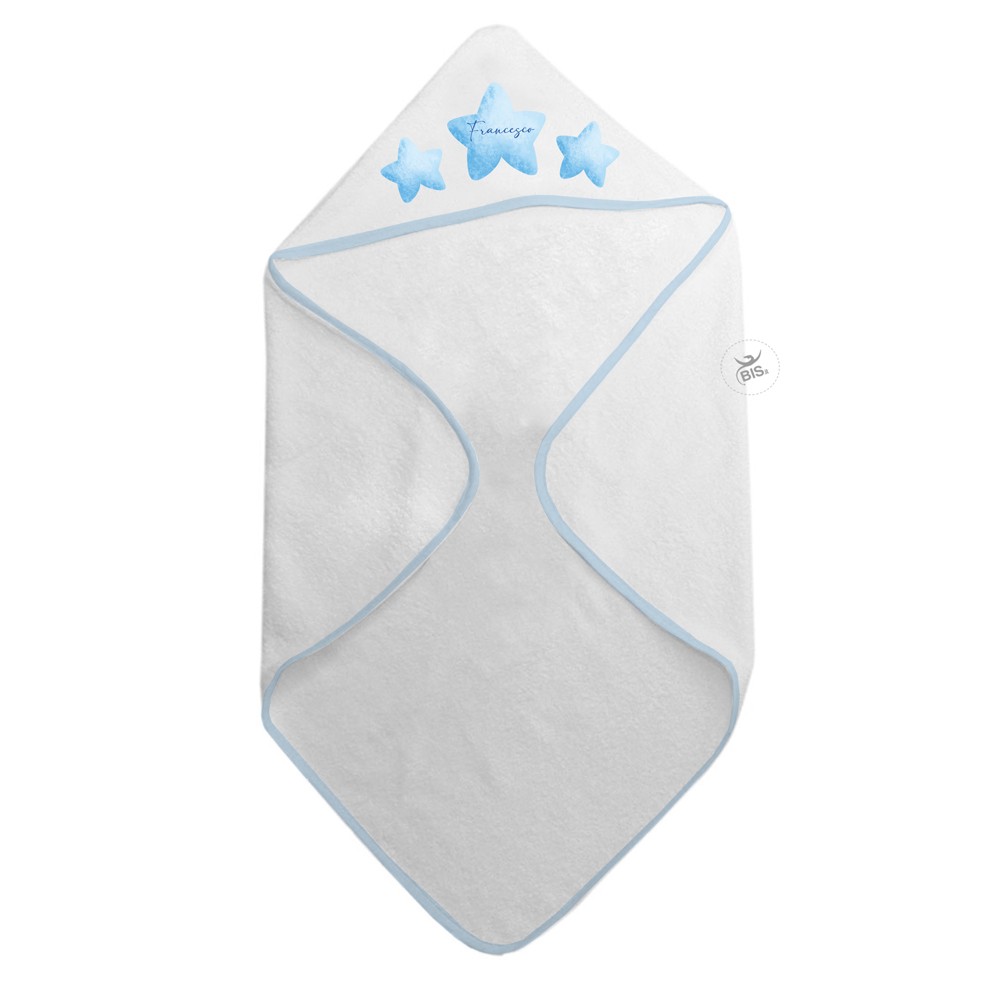 Accappatoio neonato "Stelle"