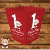 Kit 5 pz Scatola pop corn "Christmas time" da personalizzare