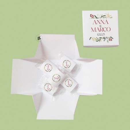 Kit 10 pz Scatola pop-up porta confetti "Linea Cortina"