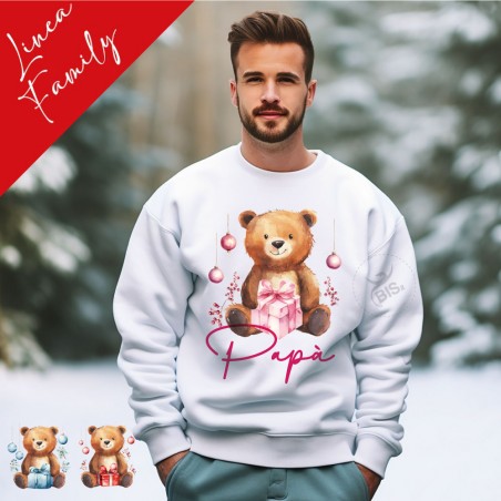 Felpa Personalizzabile Uomo "Linea Family Xmas Magic"