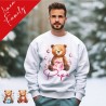 Felpa Personalizzabile Uomo "Linea Family Xmas Magic"
