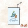 Kit 6 pz Etichette per succo di frutta "Linea Xmas Magic" da personalizzare