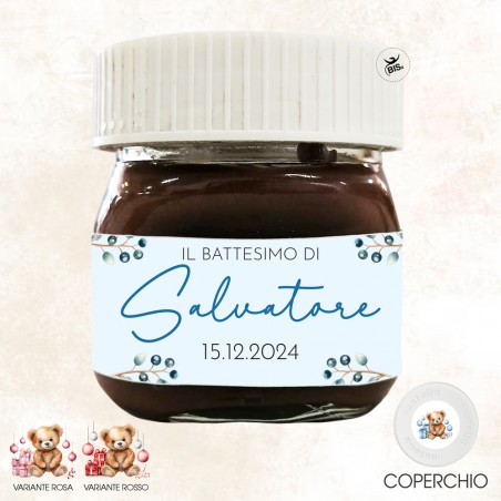 Kit 10 pz Mini Nutella "Linea Xmas Magic" da personalizzare