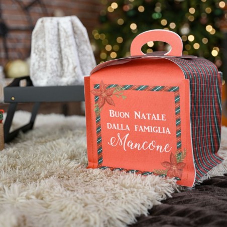 Scatola porta panettone e porta pandoro "Linea Christmas Time" da personalizzare