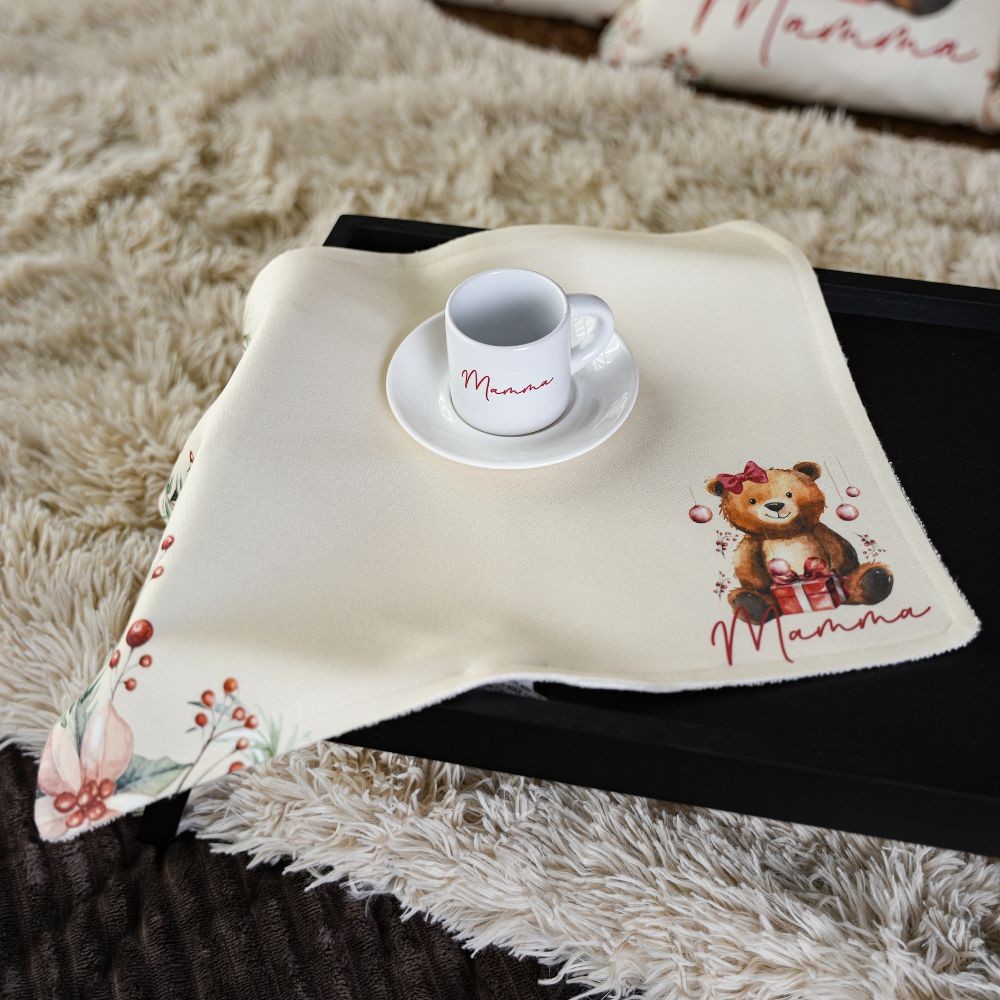Tovaglietta in tessuto "Linea Xmas magic"  da personalizzare