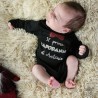 Turtleneck bodysuit "First New Year's day of... " + name