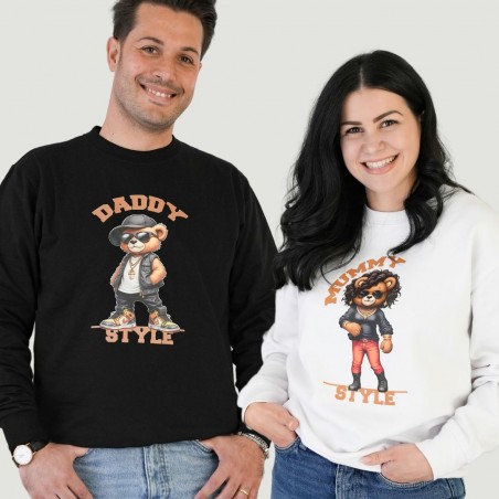 felpa mamma e papà