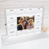 Desk Plexiglas Plate "Calendar 2020", tu customize with photo