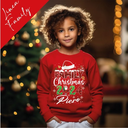Felpa bimbo/a "Linea Family" Family Christmas 2024