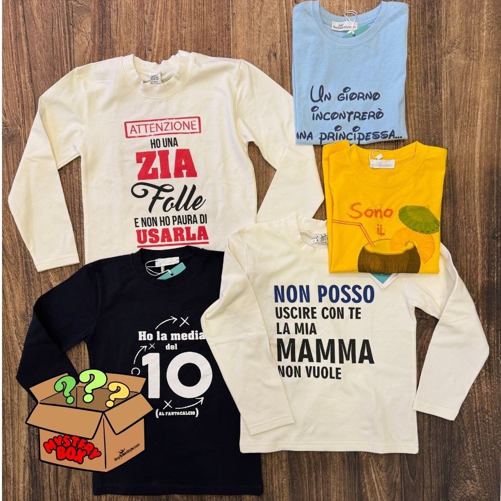 Mystery Box Neonato e Bambino – 5 capi selezionati per te a soli 10€