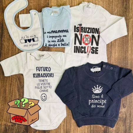 Mystery Box Neonato e Bambino – 5 capi selezionati per te a soli 10€