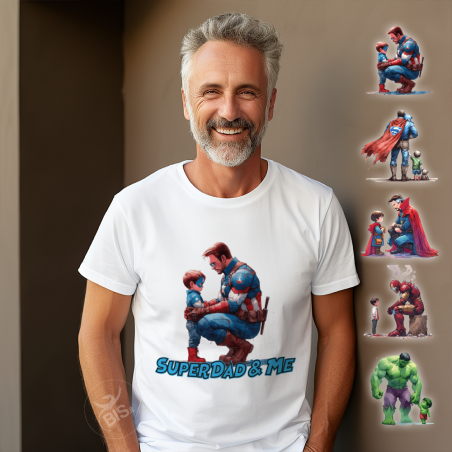 T-shirt "SuperDad & Me"