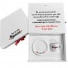 Scatola regalo personalizzata con tazzina e piattino