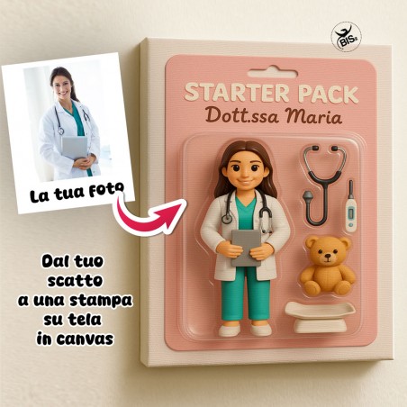 Stampa su Tela con Action Figure Personalizzata | Fotoquadro Canvas