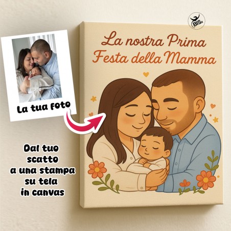 Quadro "Linea Tender" stampa su tela personalizzata