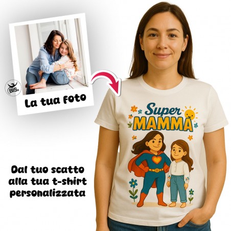 T-shirt personalizzata "Linea MOM WOW"