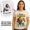 T-shirt personalizzata "Linea MOM WOW"
