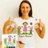 t-shirt disegno bambino