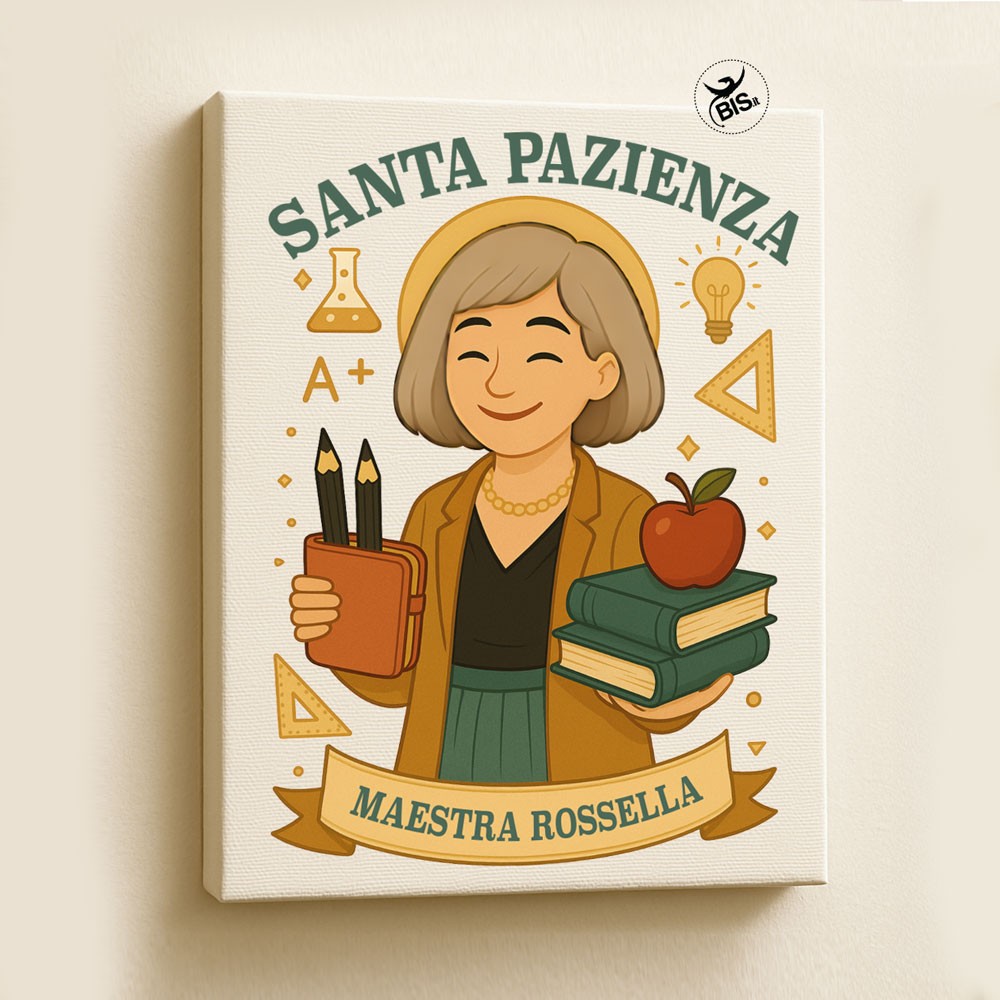 Quadro Canvas Personalizzato "Santa Pazienza"