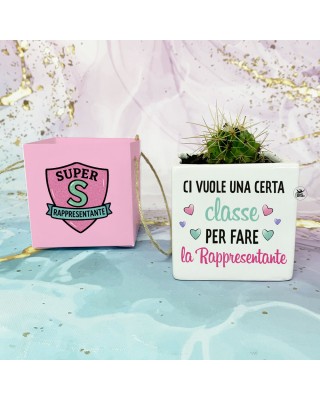 Vaso "Ci vuole una gran classe per fare la Rappresentante"