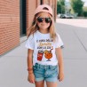 T-shirt bimbo/a manica corta "È l'ora dello Spritz con la zia"