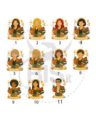 Shopper "Santa Pazienza" Personalizzata – Idea Regalo Maestra, Collega