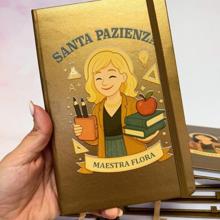 Blocco Note Santa Pazienza Personalizzato – Idea Regalo per Maestre e Insegnanti | BIS.it