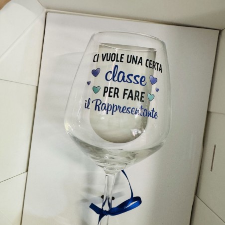 Regalo originale per Rappresentante di Classe – Calice e Box personalizzati | bis.it
