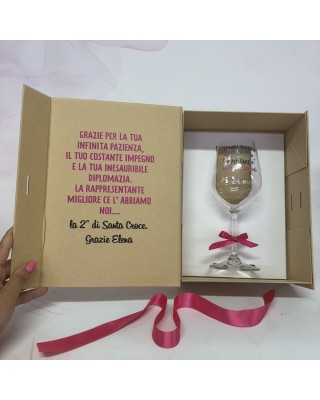 Regalo originale per Rappresentante di Classe – Calice e Box personali