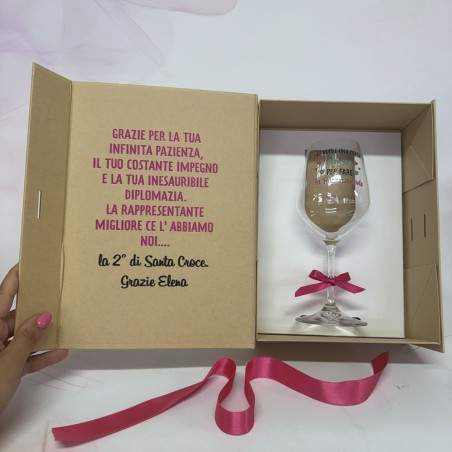Regalo originale per Rappresentante di Classe – Calice e Box personalizzati | bis.it