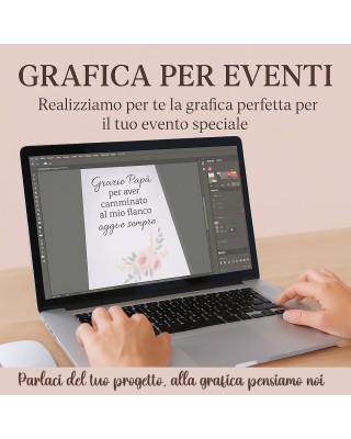 Grafica Personalizzata per Cerimonie – File Digitale per Prodotti BuyI